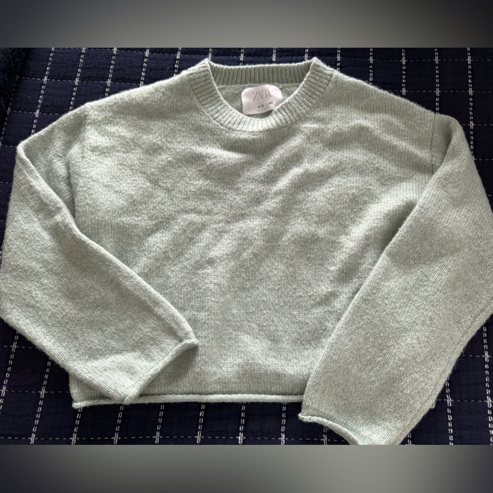 Zara Mint Green sweater for Girls
